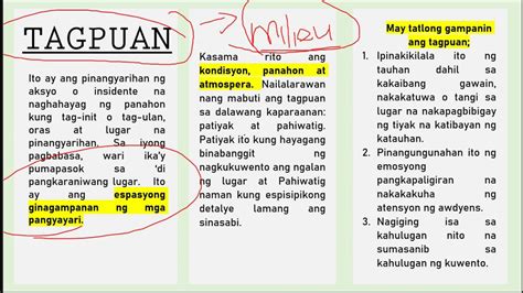 tauhan sa kwento|Maikling Kwento .